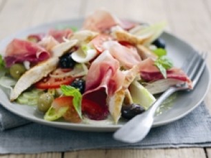 Chicken Salad with Parma Ham