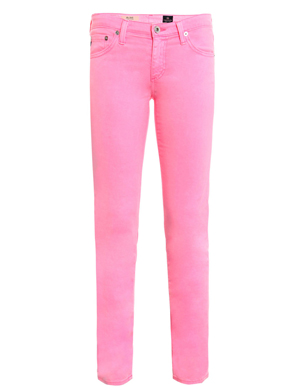 pink colour jeans