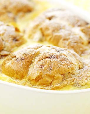 Hot cross bun pudding post