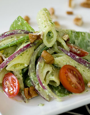 Penne Salad with Tofu Pesto Post