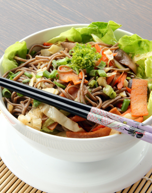 Warm Thai Noodle Salad