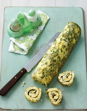 Rolled Herb Omelette