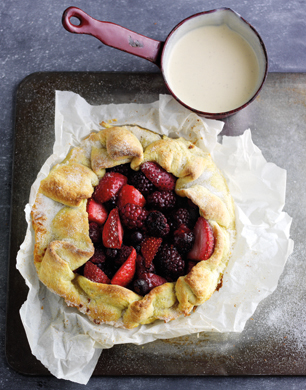 Summer berry galette 2