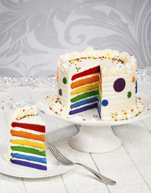 Udi's Rainbow Cake